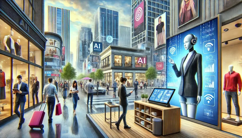 AI-Commerce projection of real-world implementation