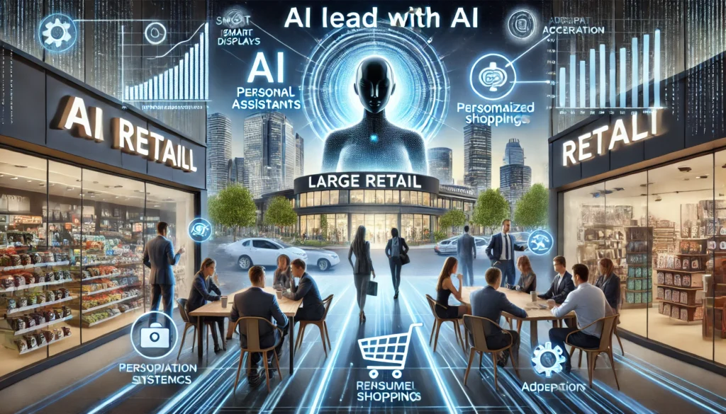 AI changes in business dynamics in the retail sector.